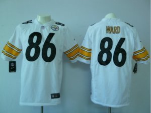 Nike nfl pittsburgh steelers #86 ward white Game Jerseys