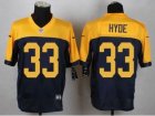 Nike Green Bay Packers #33 Hyde yellow-blue jerseys[Elite]