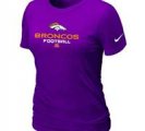 Women Danver Broncos Purple T-Shirt