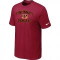 Cincinnati Bengals Heart & Soul Red T-Shirt