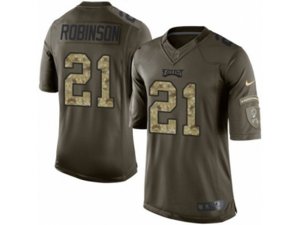 Nike Philadelphia Eagles #21 Patrick Robinson Limited Green Salute to Service NFL Jersey