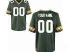 Men's Nike Green Bay Packers Customized Elite Team Color Jerseys