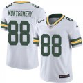Nike Green Bay Packers #88 Ty Montgomery White Mens Stitched NFL Limited Rush Jersey