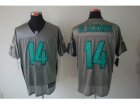 Nike NFL Jacksonville Jaguars #14 Justin Blackmon grey jerseys[Elite shadow]