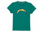 nike san diego chargers sideline legend authentic logo youth T-Shirt green