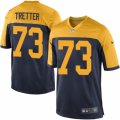 Mens Nike Green Bay Packers #73 JC Tretter Game Navy Blue Alternate NFL Jersey