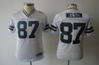 youth nfl green bay packers #87 nelson white
