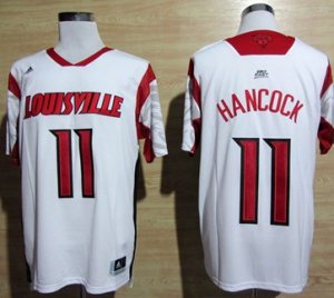 adidas Louisville Cardinals 2013 March Madness#11 Luke Hancock white Jersey