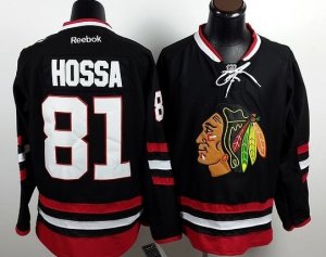 nhl jerseys chicago blackhawks #81 hossa black[2014 winter classic]