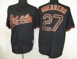 mlb baltimore orioles #27 guerrero black fashion