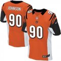 Nike Cincinnati Bengals #90 Michael Johnson Orange jerseys(Elite)