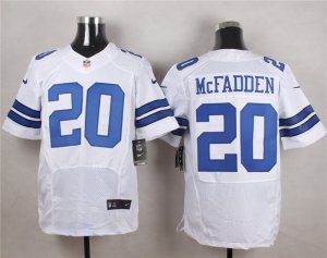 Nike Dallas Cowboys #20 Darren McFadden white jerseys(Elite)