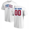 Minnesota Vikings NFL Pro Line by Fanatics Branded Any Name & Number Banner Wave T-Shirt White