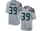 Mens Nike Seattle Seahawks #39 Shaquill Griffin Limited Grey Alternate NFL Jersey