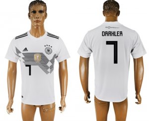 Germany 7 DRAXLER Home 2018 FIFA World Cup Thailand Soccer Jersey