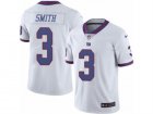 Mens Nike New York Giants #3 Geno Smith Limited White Rush NFL Jersey