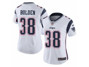 Women Nike New England Patriots #38 Brandon Bolden Vapor Untouchable Limited White NFL Jersey