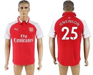 2017-18 Arsenal 25 JENKINSON Home Thailand Soccer Jersey