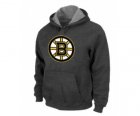 NHL Boston Bruins Big & Tall Logo Pullover Hoodie D.Grey