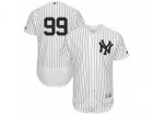 New York Yankees #99 Aaron Judge White Authentic Collection Flex Base Jersey