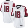 Mens Nike Atlanta Falcons #18 Taylor Gabriel Limited White NFL Jersey