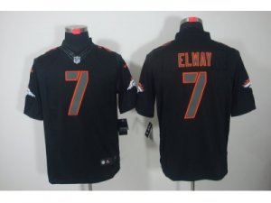 Nike NFL Denver Broncos #7 john elway Black Jerseys(Impact Limited)