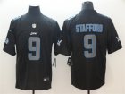 Nike Lions #9 Matthew Stafford Black Impact Rush Limited Jersey