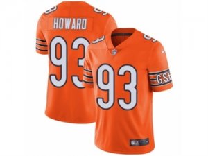 Mens Nike Chicago Bears #93 Jaye Howard Vapor Untouchable Limited Orange Rush NFL Jersey