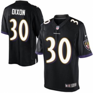 Mens Nike Baltimore Ravens #30 Kenneth Dixon Limited Black Alternate NFL Jersey