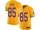 Mens Nike Washington Redskins #85 Vernon Davis Limited Gold Rush NFL Jersey