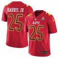 Mens Nike Denver Broncos #25 Chris Harris Jr Limited Red 2017 Pro Bowl NFL Jersey