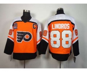 nhl jerseys philadelphia flyers #88 lindros orange[patch C][m&n]