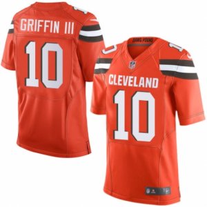 Men\'s Nike Cleveland Browns #10 Robert Griffin III Limited Orange Alternate NFL Jersey