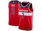 Men Nike Washington Wizards #3 Bradley Beal Red Stitched NBA Swingman Jersey