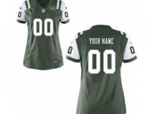 Women\'s Nike New York Jets Customized Game Team green Jerseys