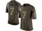 Mens Nike San Francisco 49ers #7 Matt Barkley Limited Green Salute to Service NFL Jersey