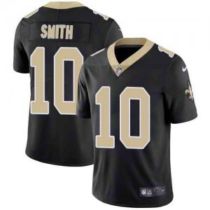 Nike Saints #10 Tre\'Quan Smith Black Vapor Untouchable Limited Jersey