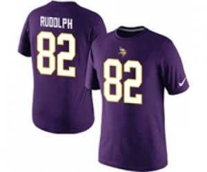 Nike Minnesota Vikings 82 Kyle Rudolph Pride Name & Number T-Shirt