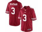 Mens Nike San Francisco 49ers #3 C. J. Beathard Limited Red Team Color NFL Jersey