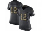 Women Nike Los Angeles Chargers #12 Travis Benjamin Limited Black 2016 Salute to Service NFL Jersey