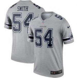 Nike Cowboys #54 Jaylon Smith Gray Inverted Legend Jersey