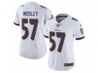 Women Nike Baltimore Ravens #57 C.J. Mosley Vapor Untouchable Limited White NFL Jersey