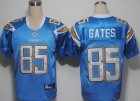 nfl san diego chargers #85 gates baby blue kids