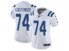 Women Nike Indianapolis Colts #74 Anthony Castonzo Vapor Untouchable Limited White NFL Jersey