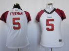 women nfl tampa bay buccaneers #5 freeman field flirt fashion white