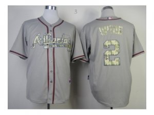 mlb jerseys atlanta braves #2 upton grey[number camo]