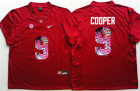 Alabama Crimson Tide 9 Amari Cooper Red With Pink Portrait Number College Jersey