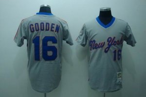 mlb new york mets #16 gooden m&n grey