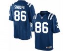 Mens Nike Indianapolis Colts #86 Erik Swoope Limited Royal Blue Team Color NFL Jersey