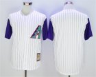 Arizona Diamondbacks White Cooperstown Cool Base Team Mens Customized Jersey